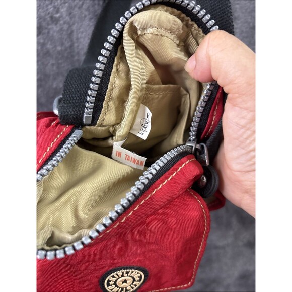 Kipling Mini Crossbody Bag Handbag Purse Dusty Red (Vitange) - Picture 8 of 13